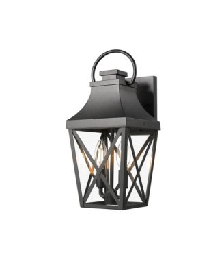 Outdoor Wall Lights, Waterproof Outdoor Wall Sconce, Exterior Light Fixture with Clear Glass Shade for Garage Patio Front Door Balcony