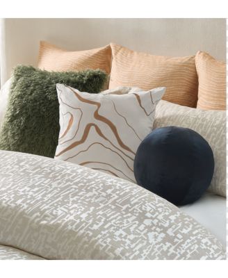 Veda Velvet Ball Pillow 12" - Black