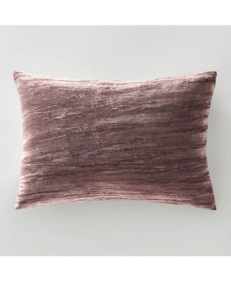 Elara Velvet Lumbar 14" x 20" - Dusty Mauve