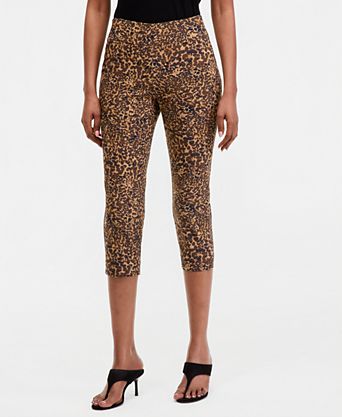 brown dress capris Pants Women High Waist Business Casual Wide Leg Pants Plus Size Loose Wrinkle Free Womens Capri Pants, A1-brown, X-Large Clothing, Shoes & Accessories refined aesthetic perfect for formal occasions Woven crepe fabric provides structure while maintaining comfort for all Capri Pants for Women in