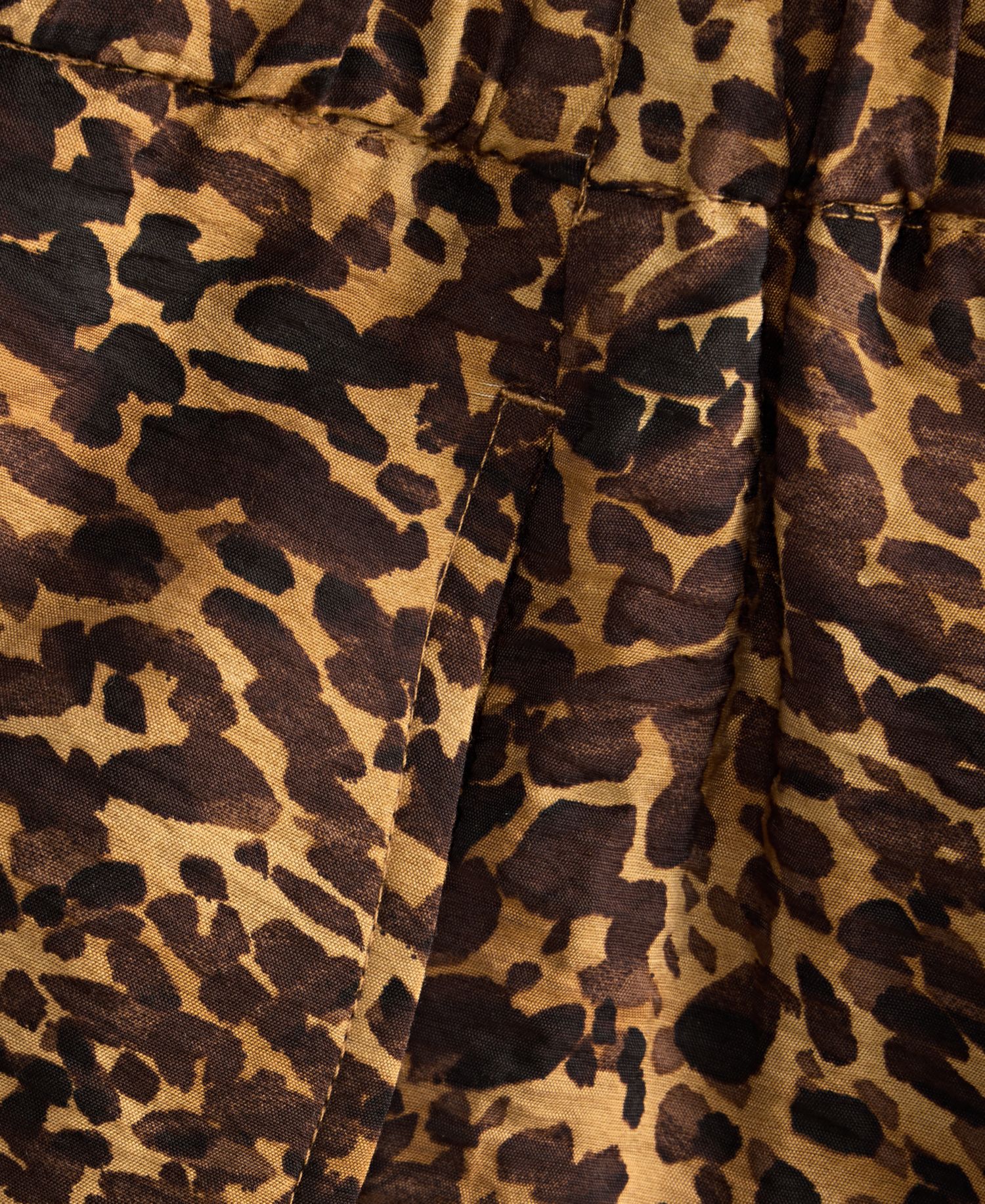 Women's Animal-Print High-Rise Wide-Leg Pants
