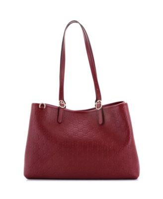 Large Emblem Tote Guccissima Leather