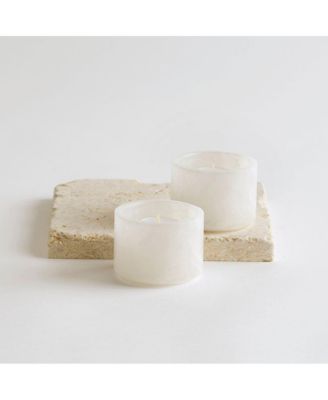 Santo Alabaster Footed Bowls - Set of 2