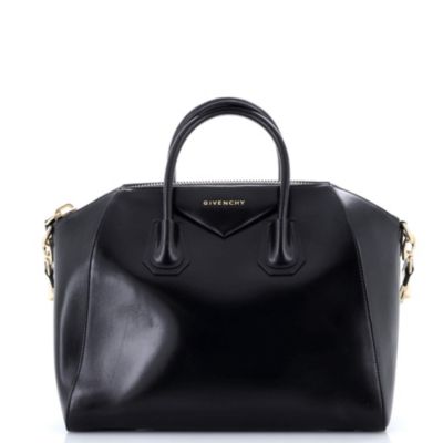 Medium Antigona Bag Glazed Leather