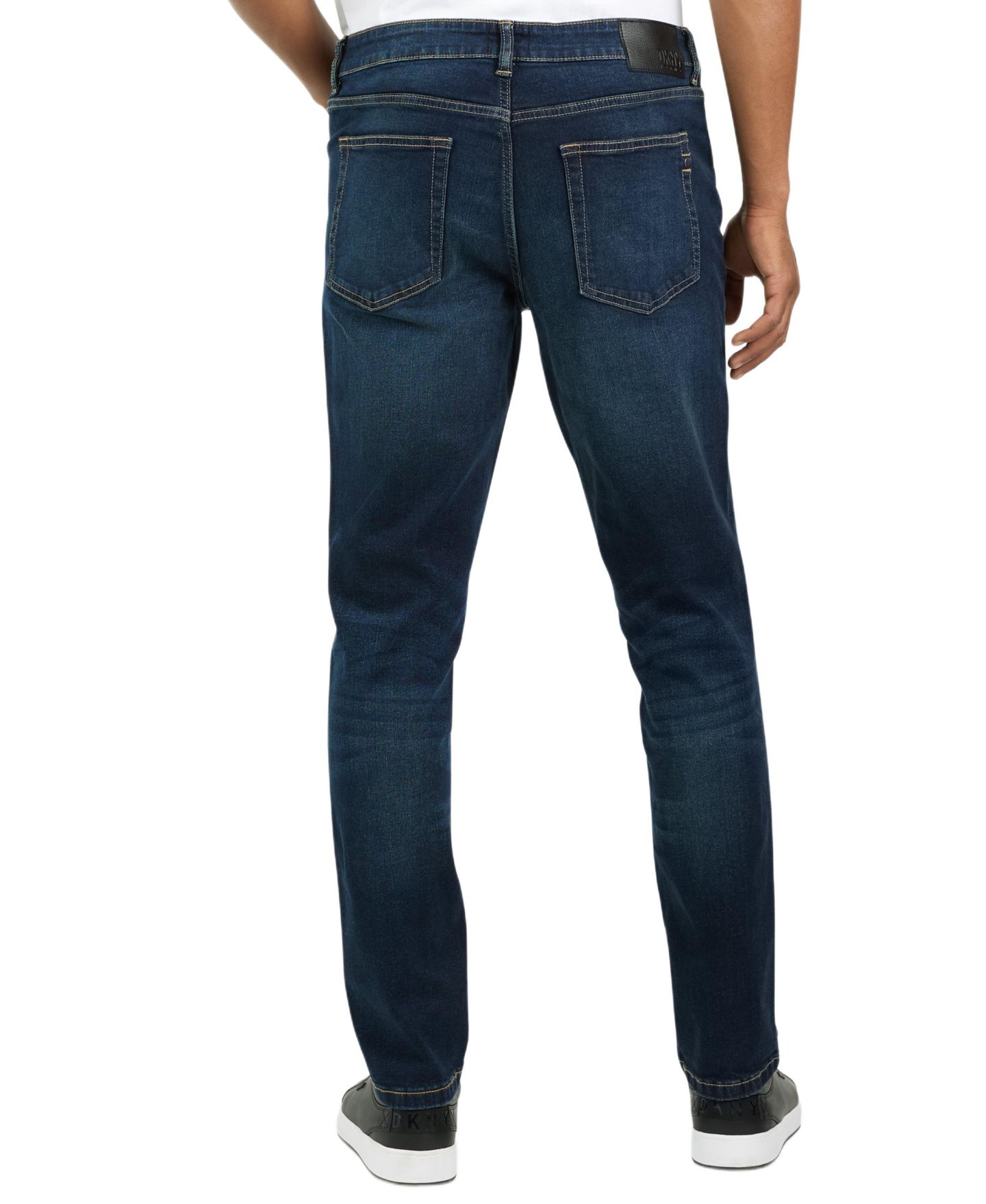 Мужские джинсы DKNY Bedford slim fit, цвет: Синий — фото 2