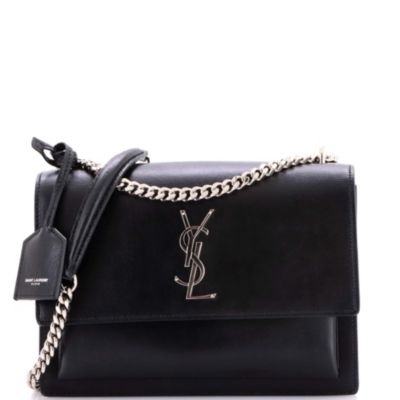 Medium Sunset Crossbody Bag Leather