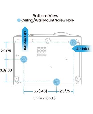 AH700ST 4000-Lumen Full HD Short-Throw Laser DLP Golf Simulator Projector