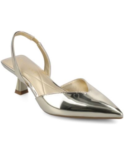 Journee Collection Women's Fallon Low Pointed Toe Pumps