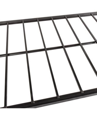 Twin Over Twin Metal Bunk Bed Ladder Storage No Box Spring