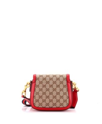 Small Lady Web Shoulder Bag GG Canvas