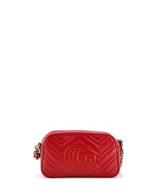 Small GG Marmont Shoulder Bag Matelasse Leather