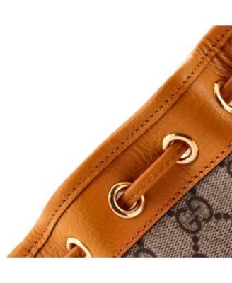 Mini x EXO-KAI Ophidia Bucket Bag Printed GG Coated Canvas