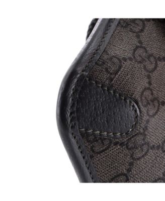 Ophidia Flap Belt Bag GG Coated Canvas with Leather