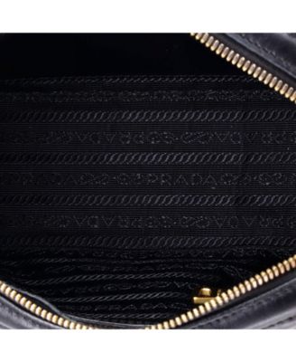 Small Camera Bag Diagramme Quilted Leather