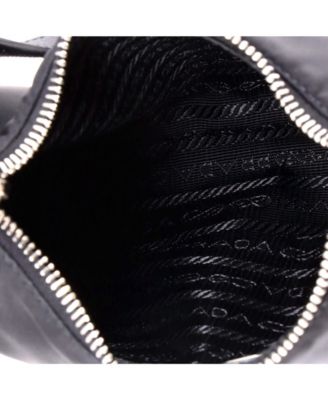 Mini Re-Edition 2005 Hobo Tessuto with Saffiano Leather