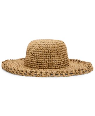 Paper Raffia Floppy Hat