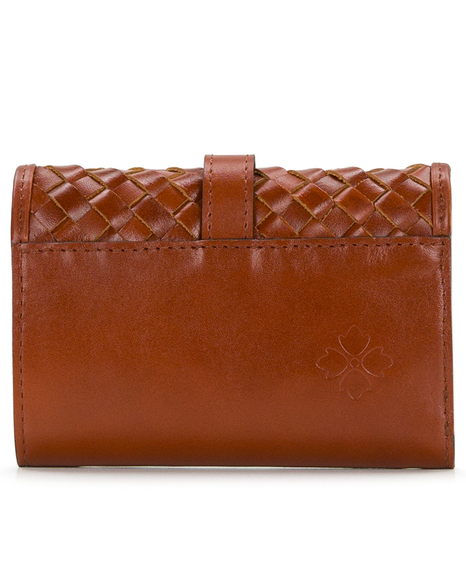 Perla Woven Leather Wallet