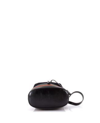 Small Ophidia Bucket Bag Suede