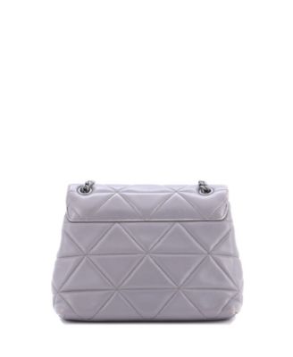 Large Spectrum Flap Bag Quilted Nappa Leather