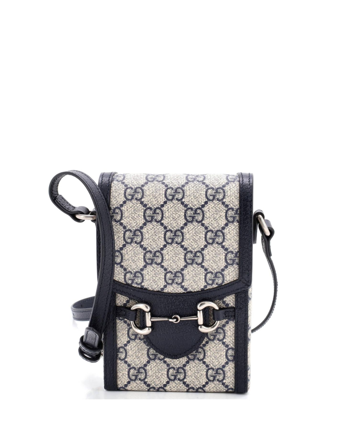 Mini Horsebit 1955 Crossbody Bag GG Coated Canvas with Leather