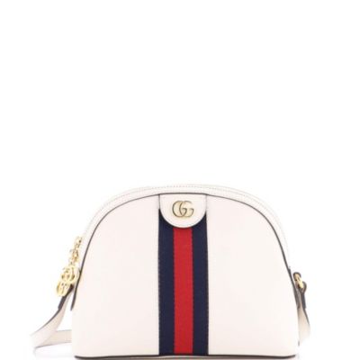 Small Ophidia Dome Shoulder Bag Leather