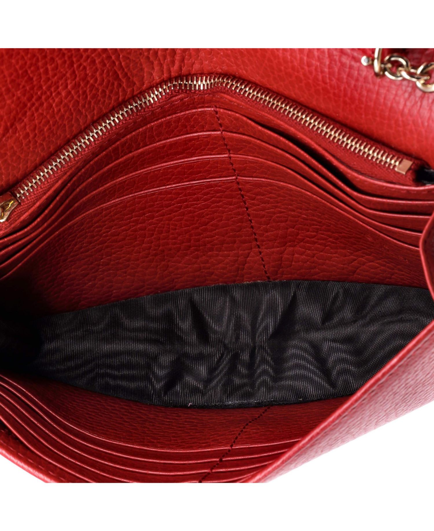Interlocking Wallet on Chain Leather