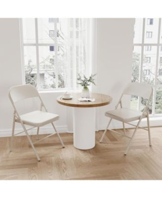 Folding Chairs Set of 2 Metal Chairs and Hold Up to 350 Pounds Foldable Chairs for Outdoor and Indoor, Lightweight Folding Chair