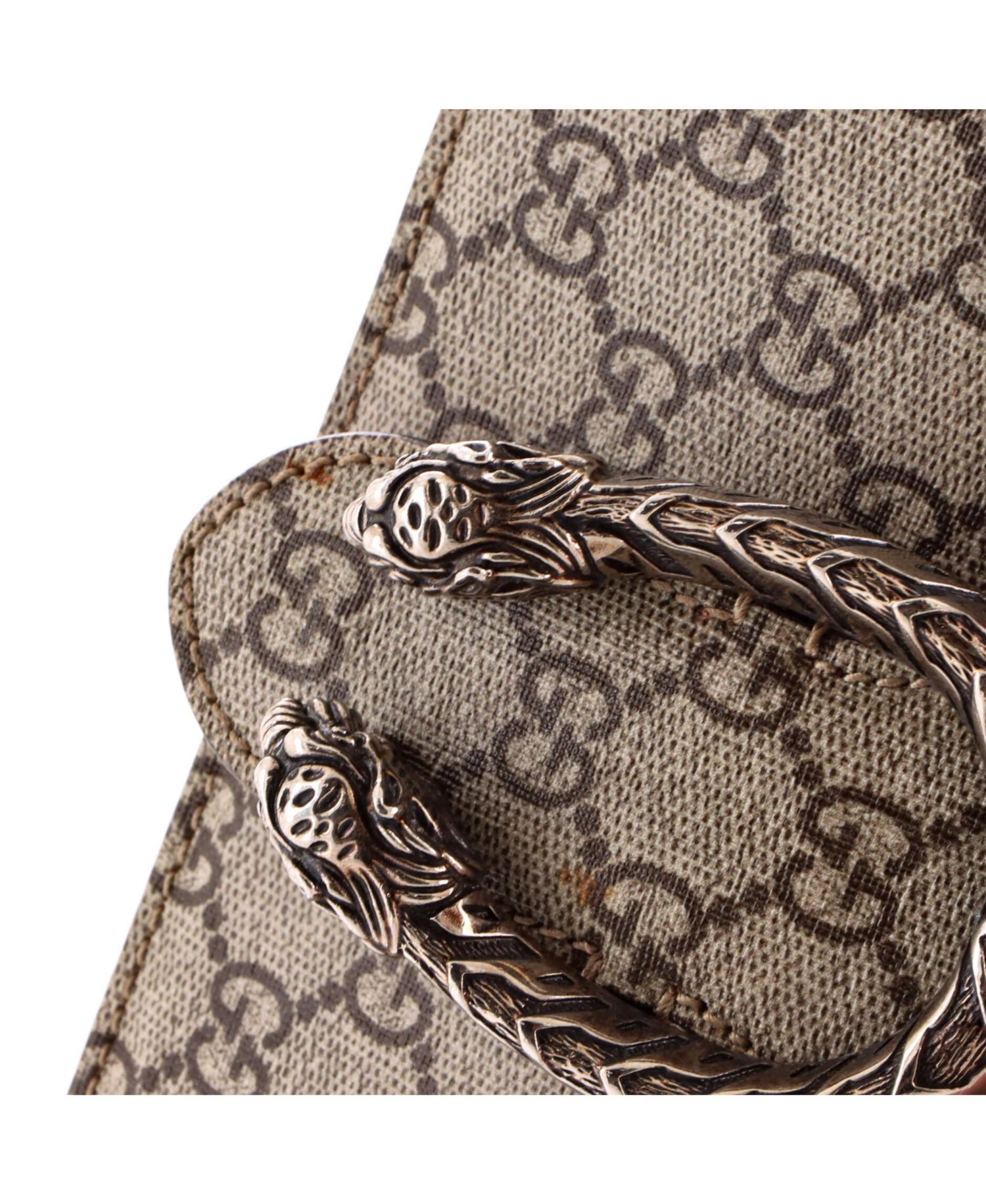 Small Dionysus Bag Blooms Print GG Coated Canvas