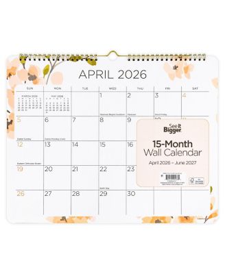 Seet It Bigger 12x15" Wall Calendar