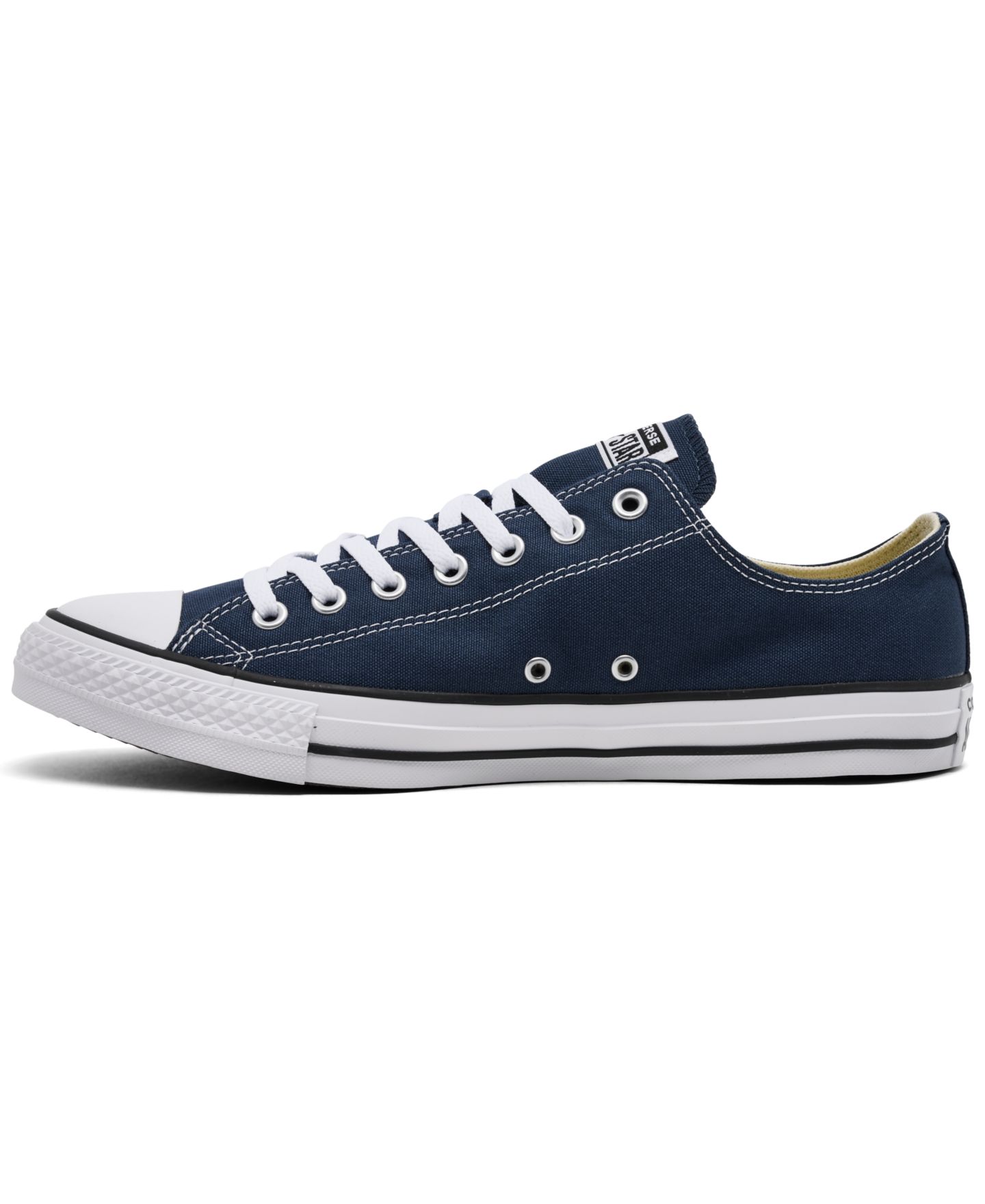 Мужские кроссовки Converse Chuck Taylor Low Top, цвет: Тёмно-синий / Белый — фото 3