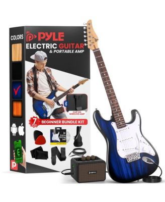 ST Style 6-String Electric Guitar Kit with 5W Amplifier - High Gloss