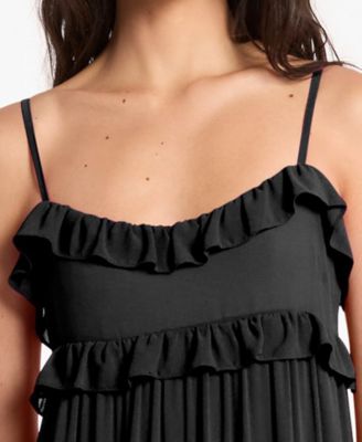 Women's Sleeveless Tiered Maxi Dress