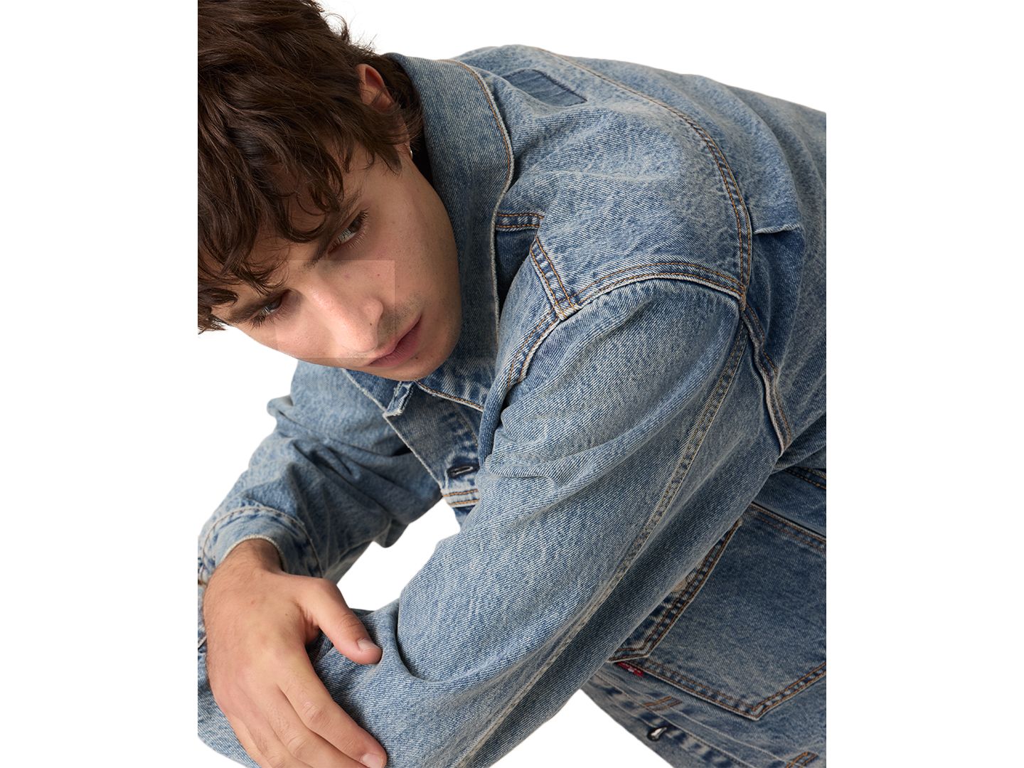 Мужская куртка Levi's Relaxed Trucker, цвет: Thats A Myth — фото 3