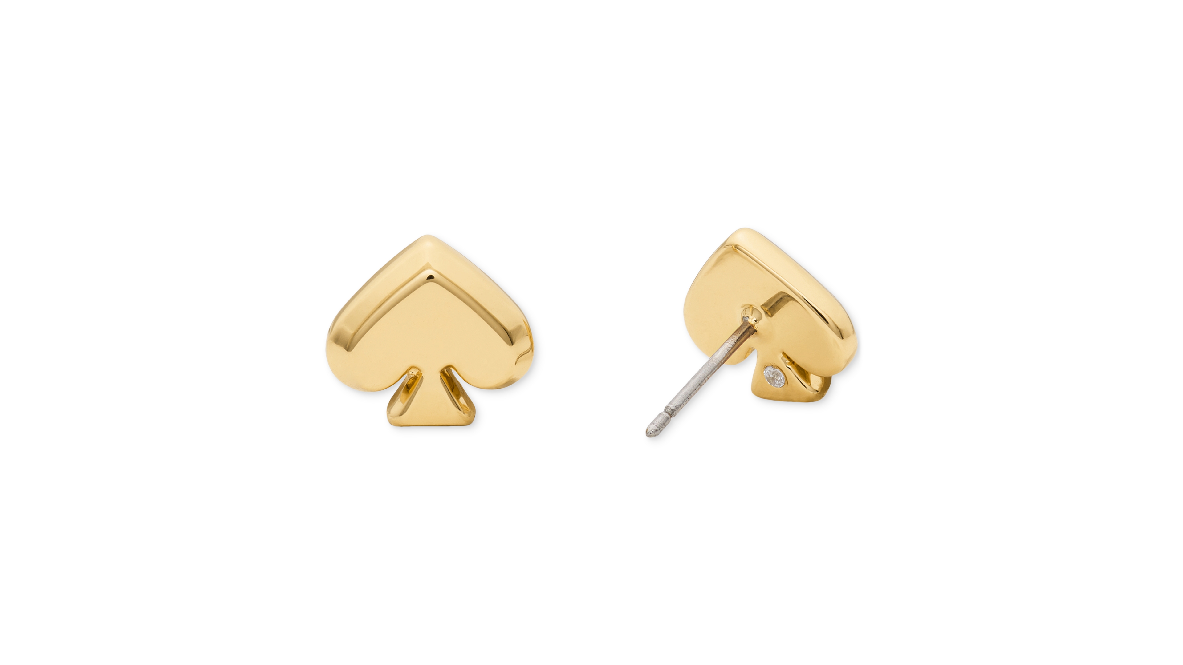 kate Spade new york Gold-Tone Brass Enamel Stud Earrings