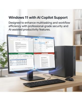 V500 Tower Desktop Intel Core i7 16GB RAM Intel UHD Graphics 1TB SSD Storage Windows 11 Home