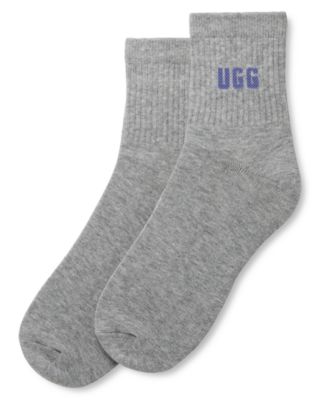 UGG Women's 2-Pack Quinlin Logo Quarter Socks