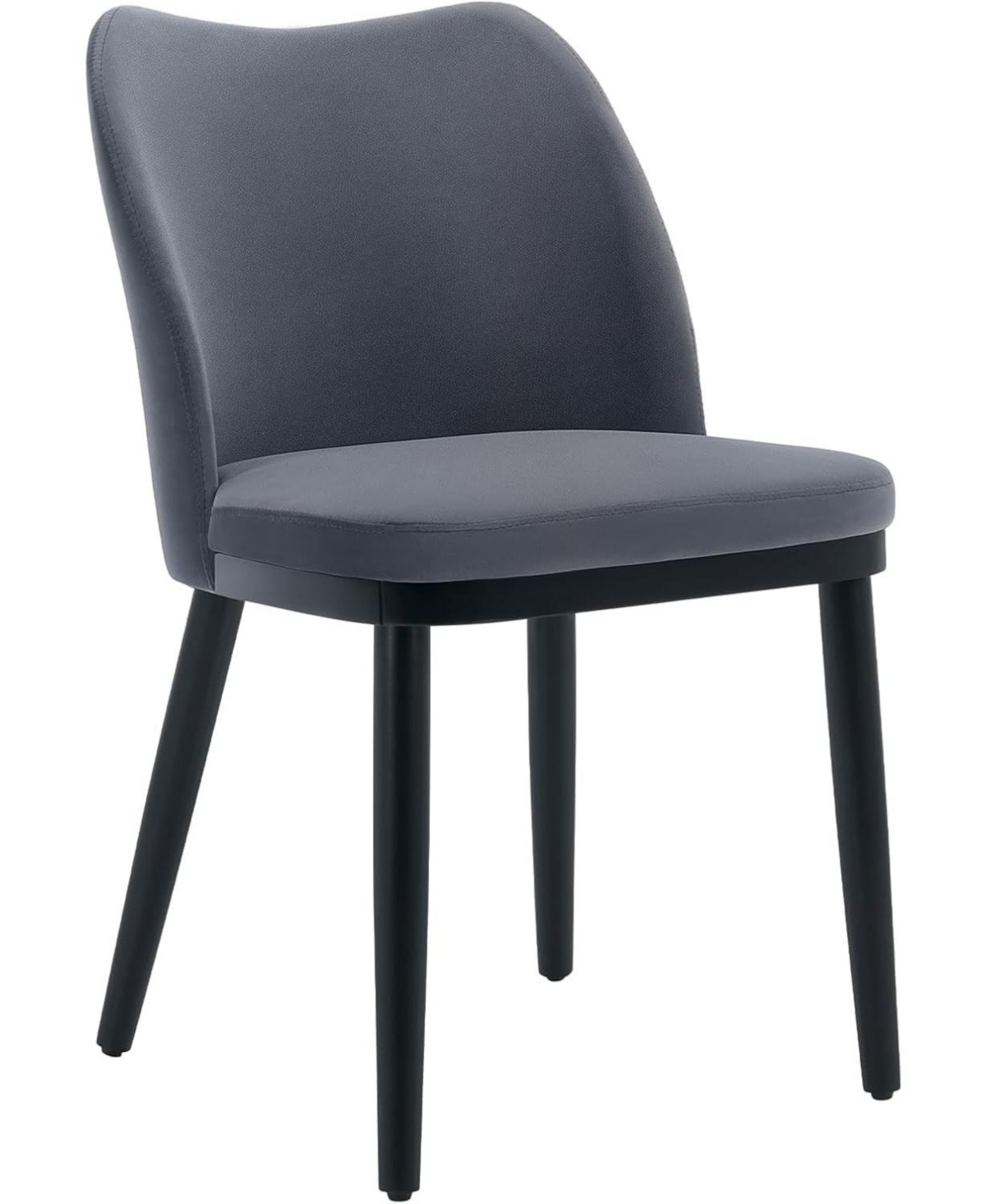 gaomon Velvet Dining Chairs Set of 6, Upholstered Side Chairs with Padded Seat & Wood Legs