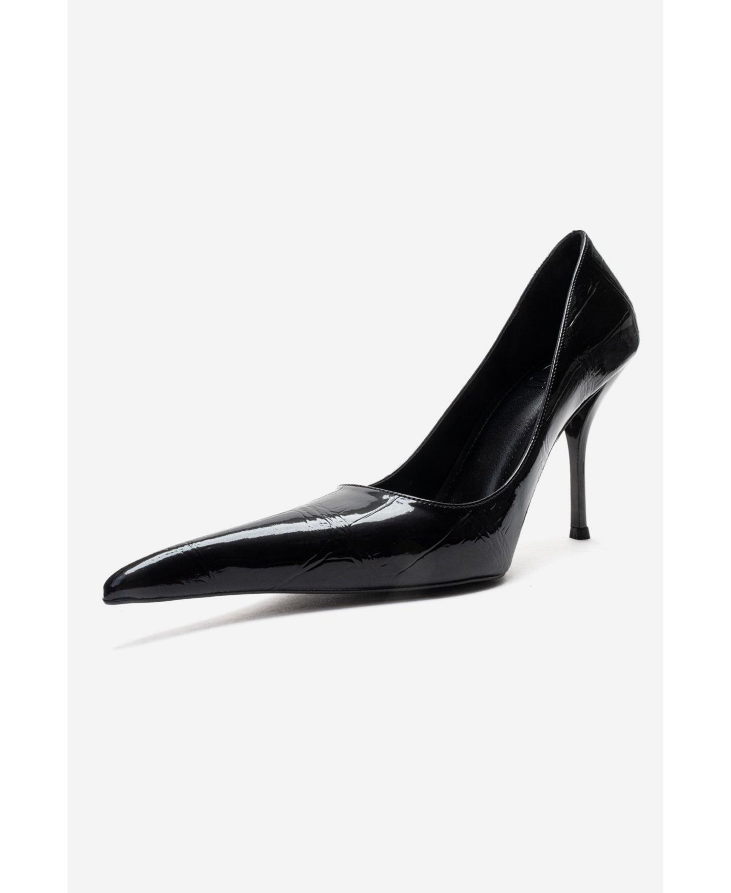 Женские туфли Prologue Shoes Luce Pointed Toe Stiletto, цвет: Чёрный с принтом — фото 5