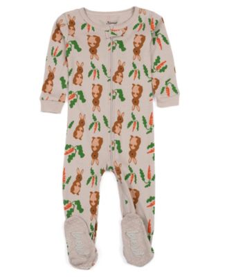 Baby Matching Family Footed Cotton Easter Pajamas 03M-24M