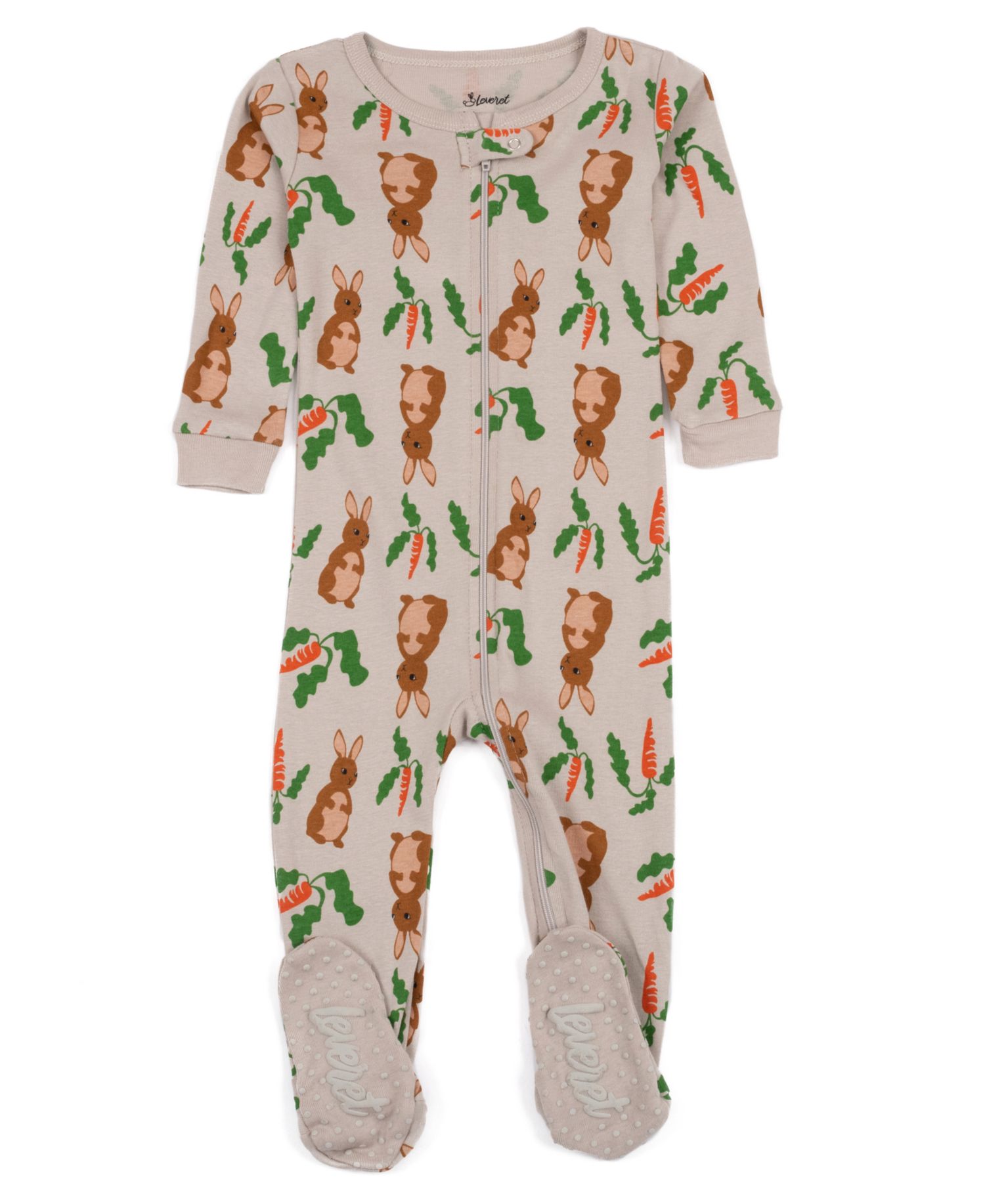 Baby Matching Family Footed Cotton Easter Pajamas 03M-24M