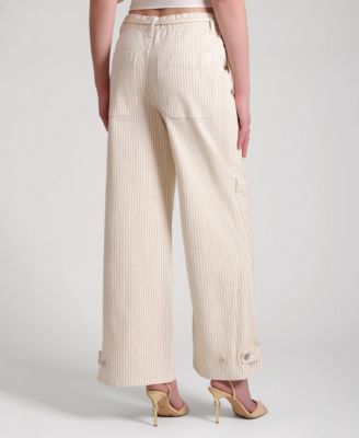 Women's Patchwork Wide-Leg Jeans