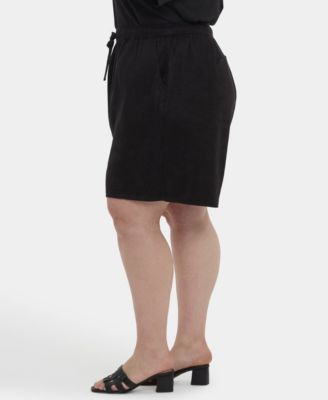 Plus Size Breezy Bermuda Drawstring Shorts