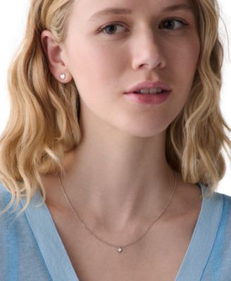 Gold Plated Mini Heart Pendant and Earrings Set