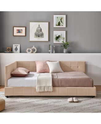  Tufted Daybed Backrest Armrest