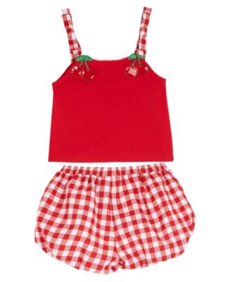 Baby Girls' Jersey Knit Top and Bubble Shorts, 2-Piece Set