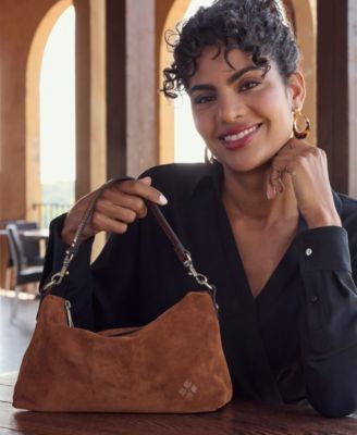 Kolena Small Suede Slim Shoulder Bag