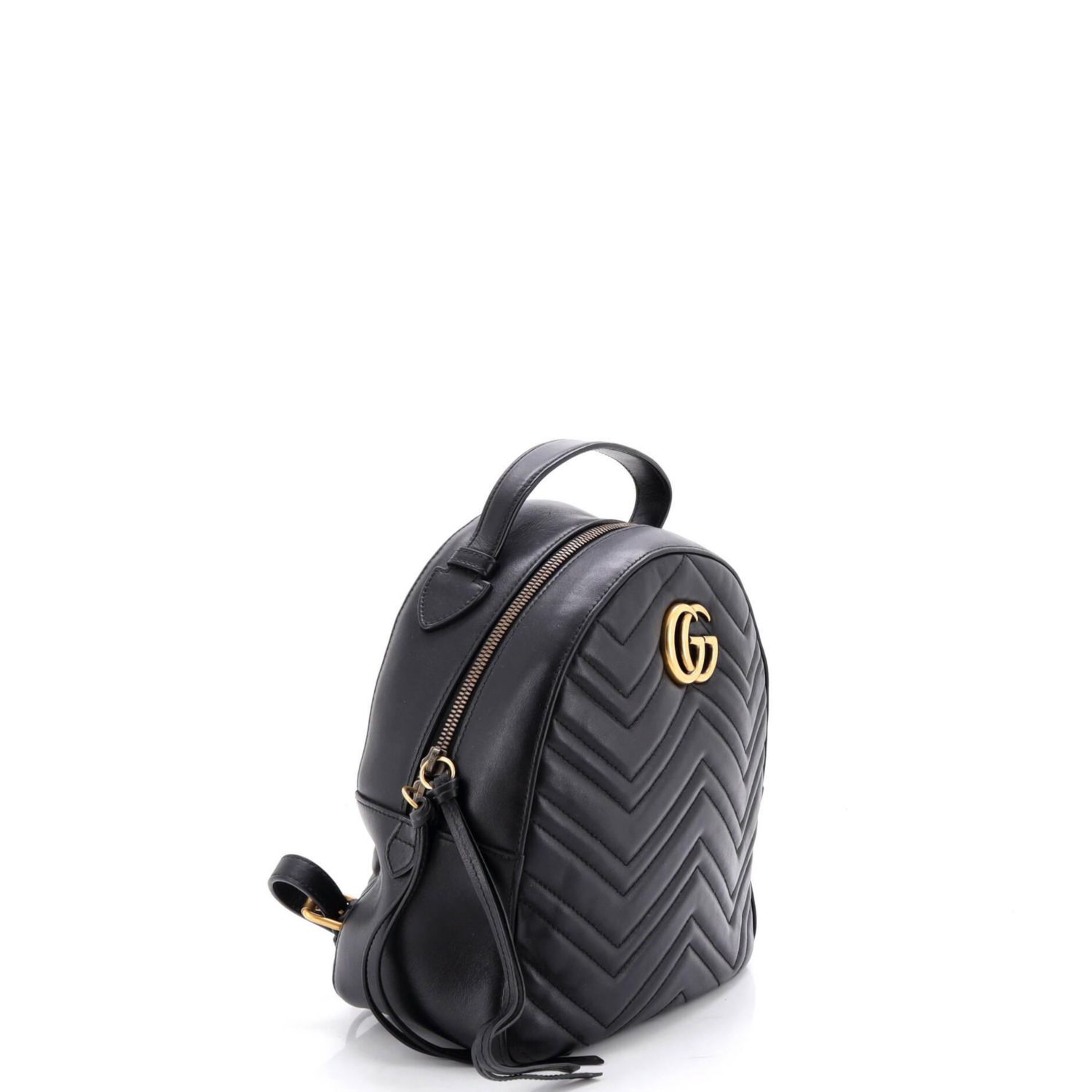 Small GG Marmont Backpack Matelasse Leather