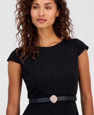 casual black work dress Women's Black Business Casual Knee Length Pencil Forever 21 Dress