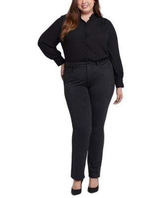 Plus Marilyn Mid-rise Straight Pants