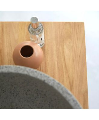 Jill teak vanity unit 120